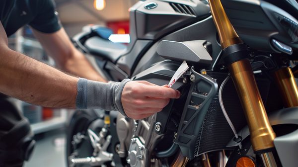 Assurance moto : comment décoller la vignette ?